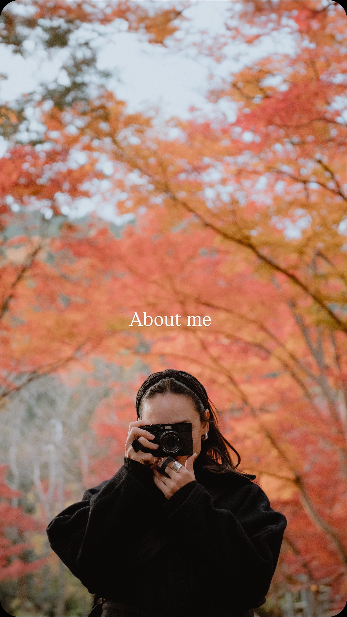 Vídeo criativo real produzido pela Ikigai para um perfil de fotografia